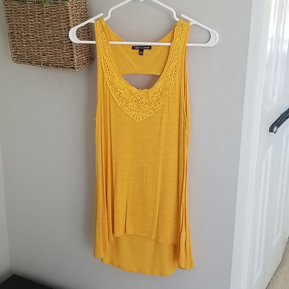 Yellow tank